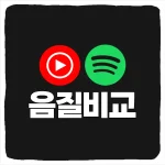 유튜브뮤직 스포티파이 음질 차이 가격 비교 추천