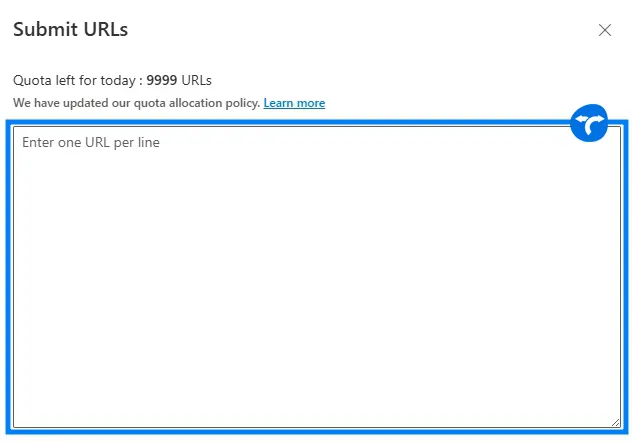 빙 URL 대량 제출 방법 3